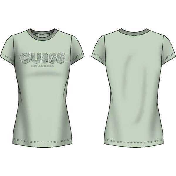 Guess  Ss Cn Sangallo Tee  W4GI14J1314