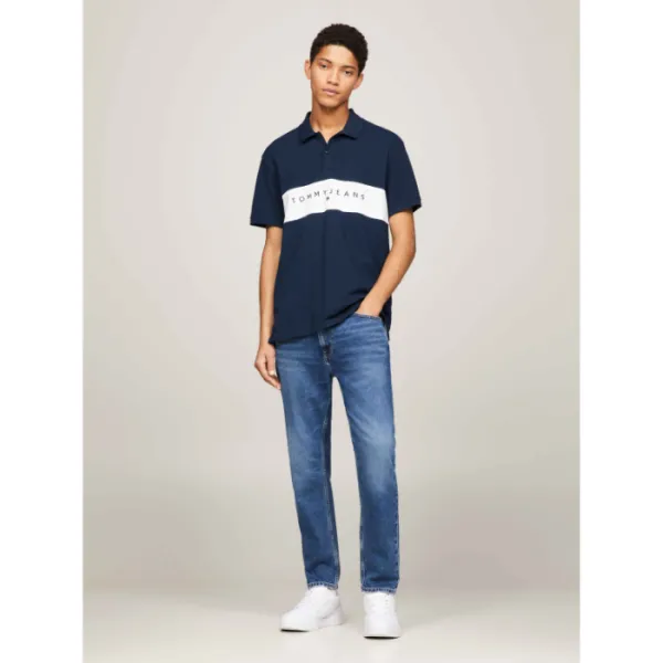 Tommy Hilfiger Jeans DM0DM18315  Reg Linear Polo  