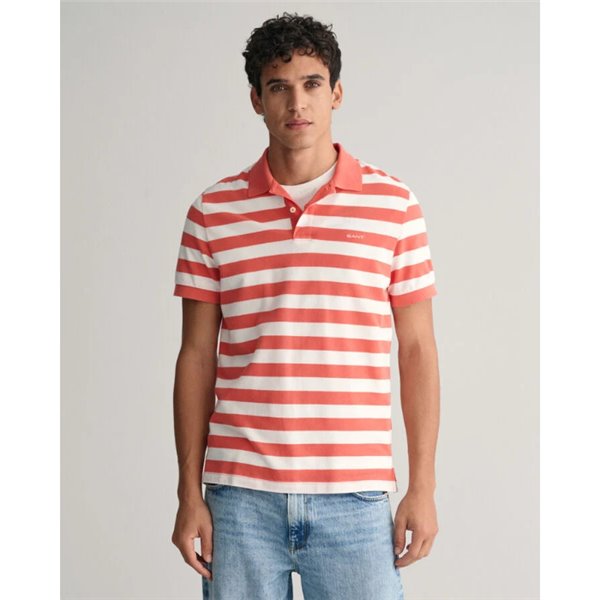 Gant 2013040  Stripe Ss Pique Polo