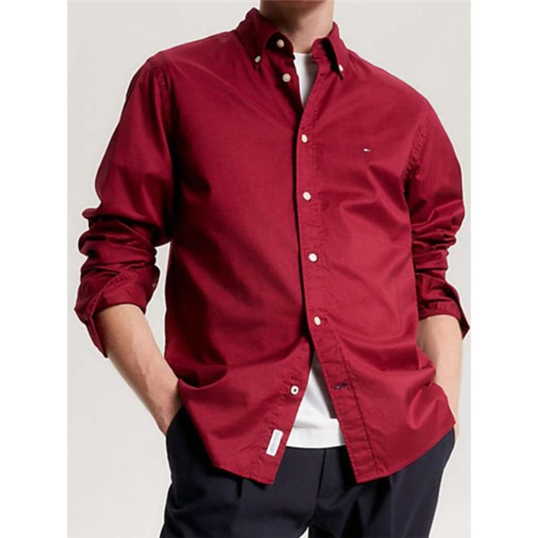 Tommy Hilfiger MW0MW30934 Flex Poplin Rf Shirt 