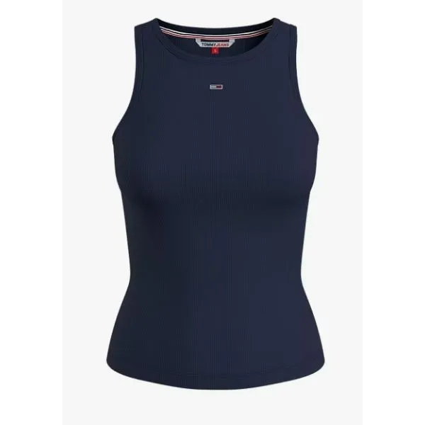 Tommy Hilfiger Sport Damen S10S101673 SLIM MODAL RIB TANK 