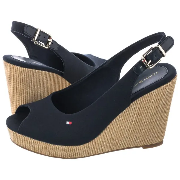 Calçado Tommy Hilfiger FW0FW04789 ICONIC ELENA SLING BACK WEDGE NOOS